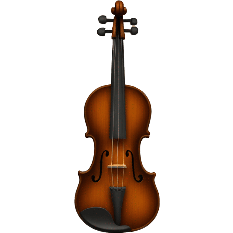 vintage brown violin emoji