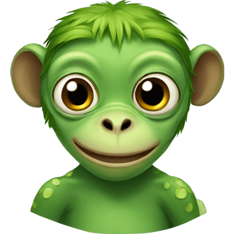 Frog monkey  emoji