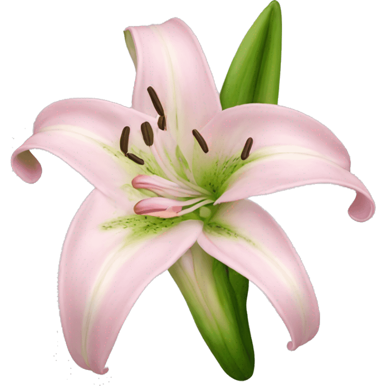 light pink lilium emoji