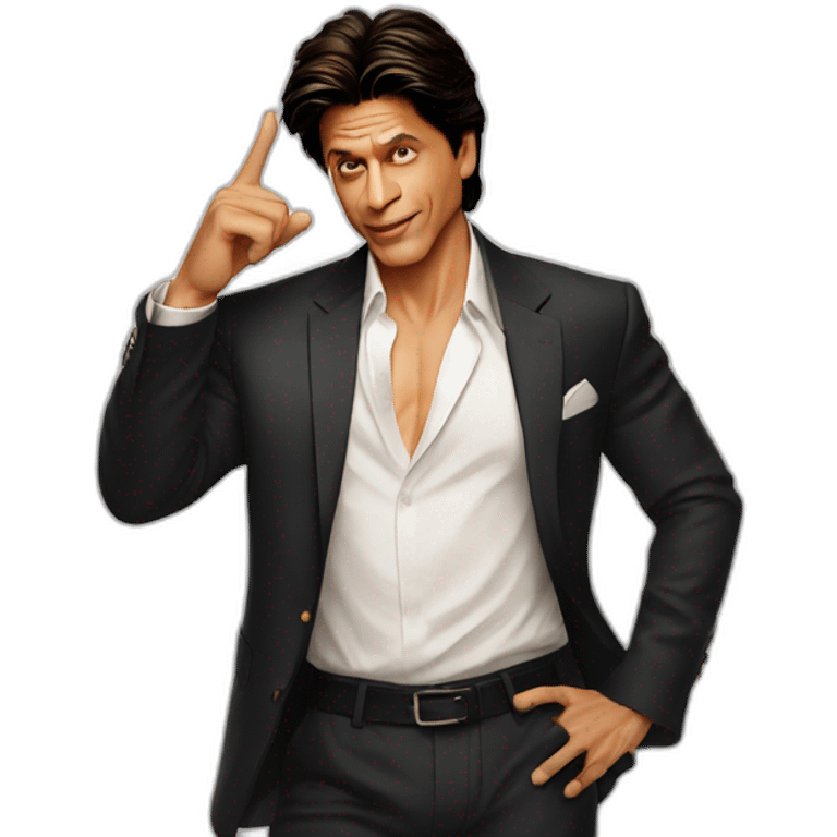 shah rukh khan pose emoji