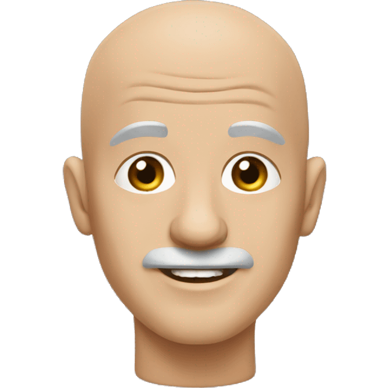 Bald man Pottery  emoji