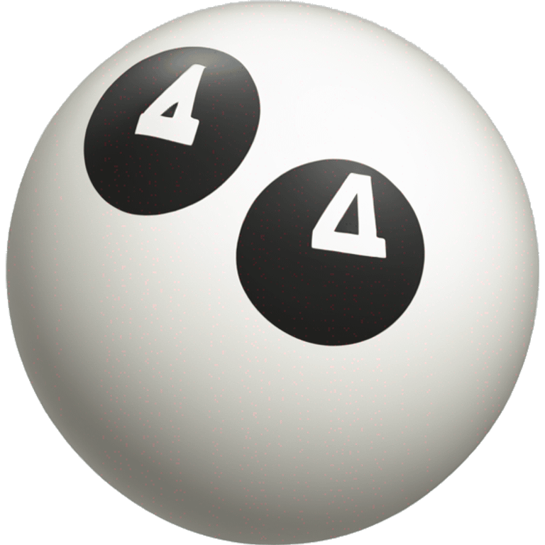 Billard ball number 4 emoji