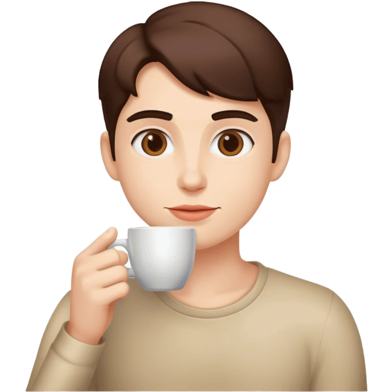 Me drinking coffee emoji