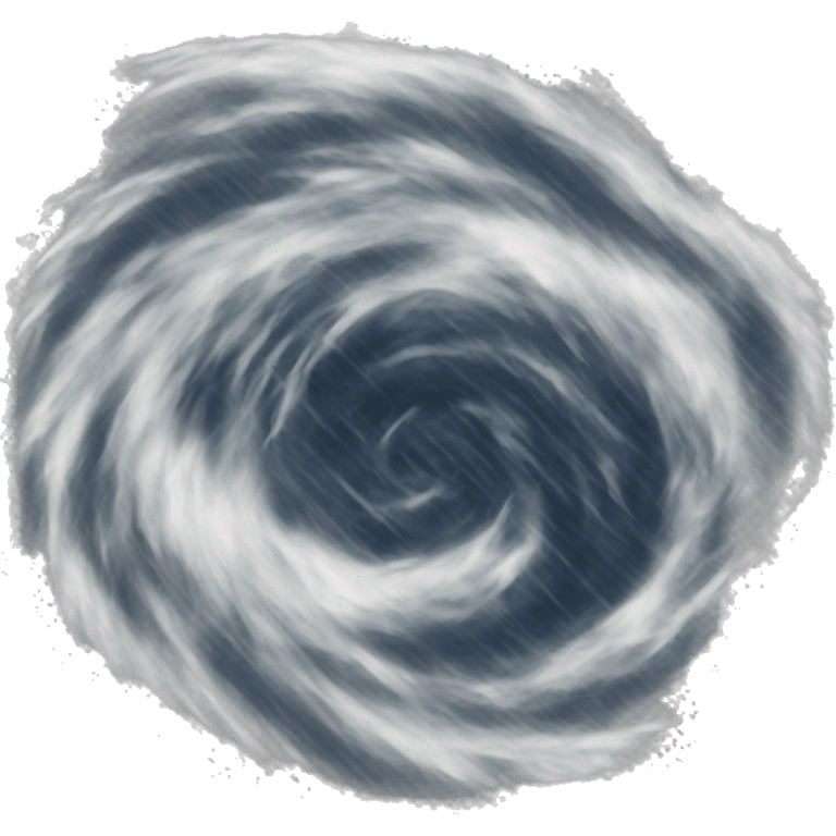 hurricane from satellite no background  emoji