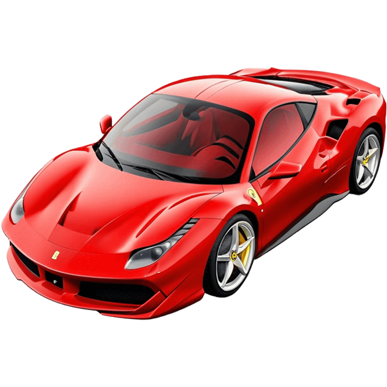 Ferrari 488 GTB - Ferrari (Model Year: 2020) (Iconic colour: Red) emoji