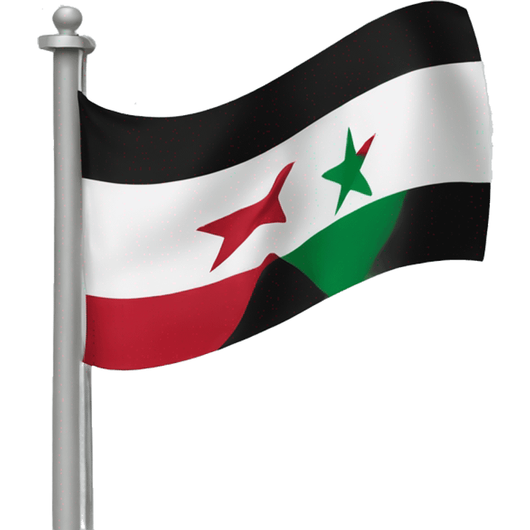 Flag of Free Syria emoji