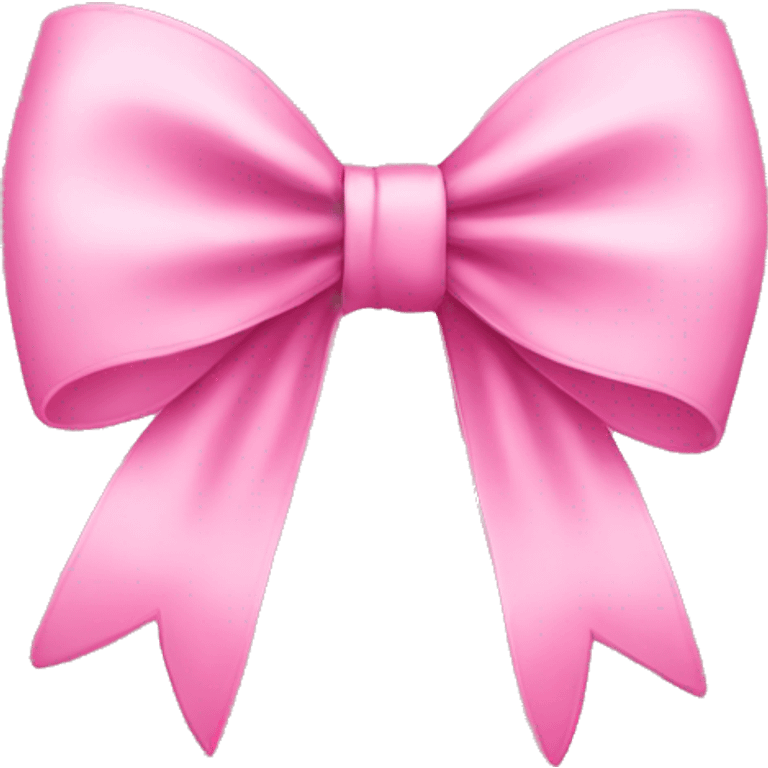 Cute pink bow emoji