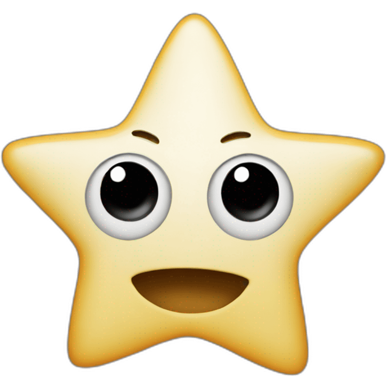 Funny star emoji