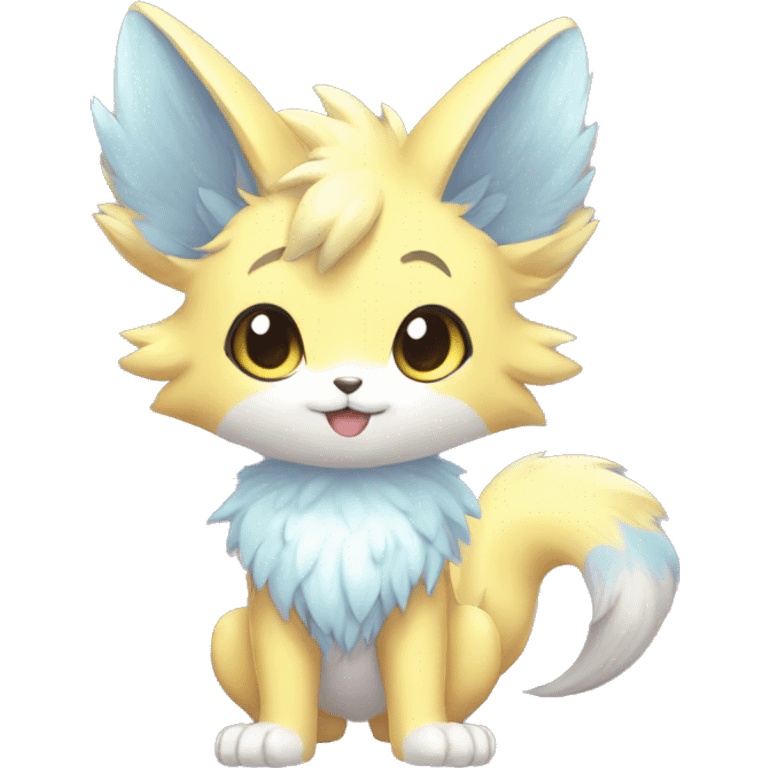 Anthro-Pastel-Fur-Sona-Chibi-Shiny-Fakémon full body emoji