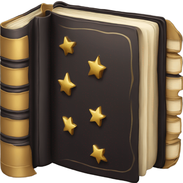 luxury dark book emoji