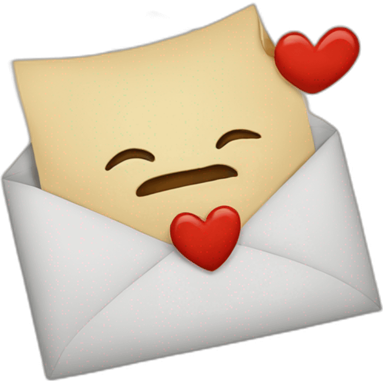 love letter emoji