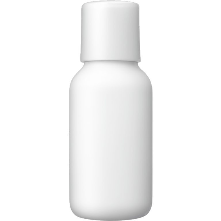 white skincare bottle emoji