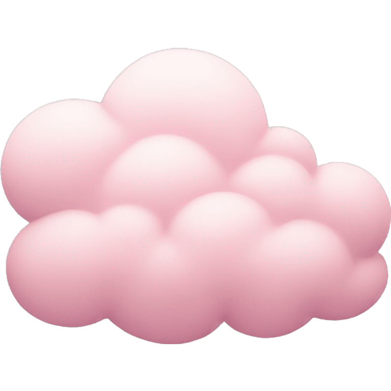 pastel pink cloud emoji