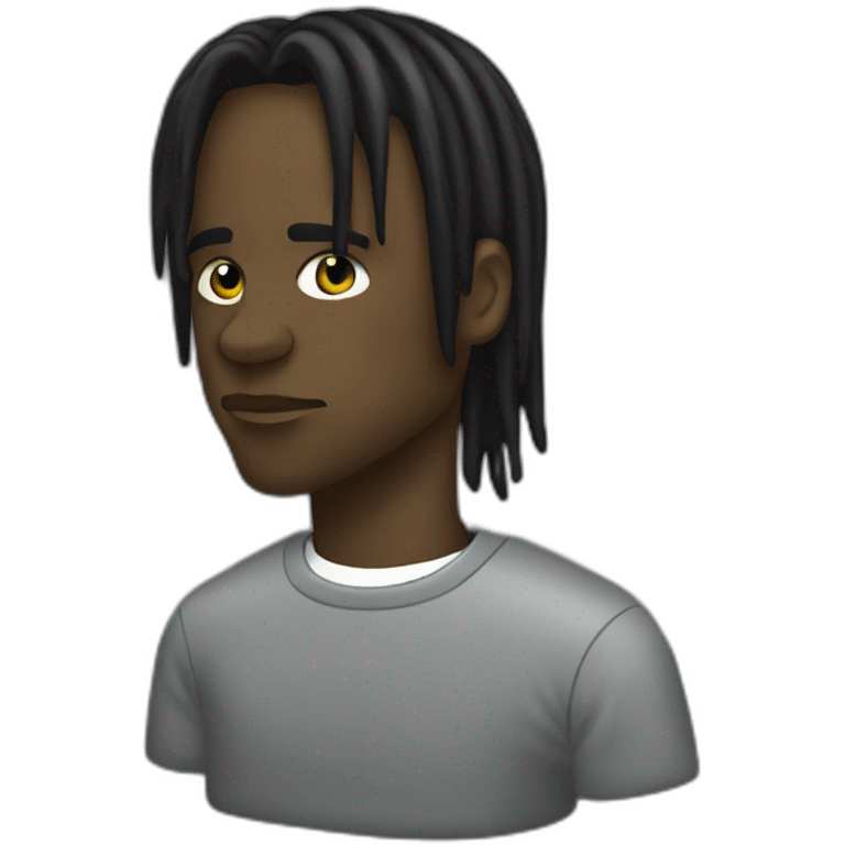 Travis Scott Black Phantom emoji