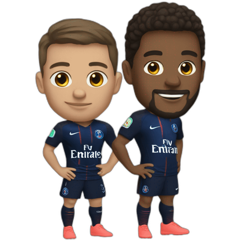 PSG with champions leagu emoji