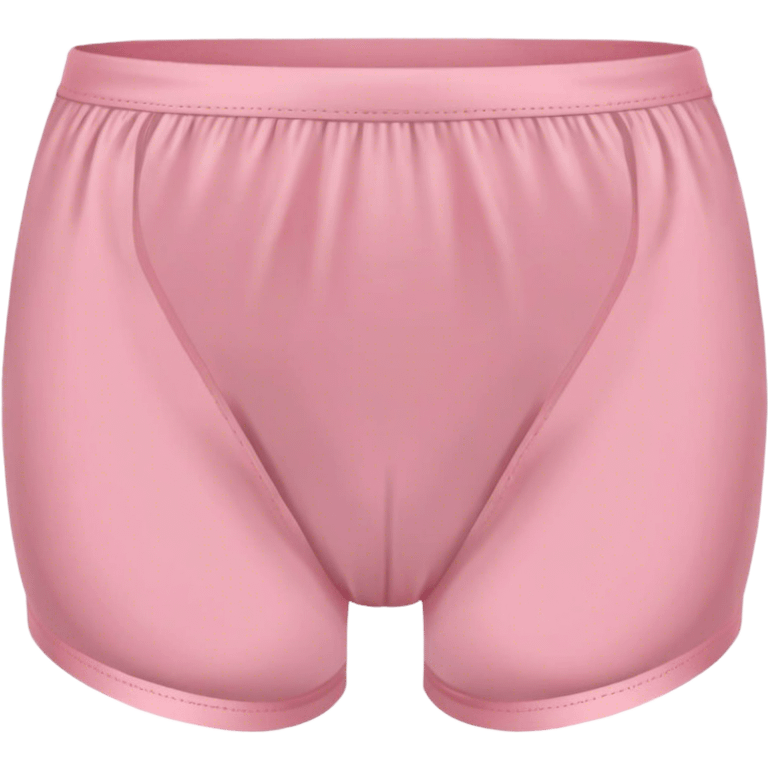 powder pink panties on regulation emoji