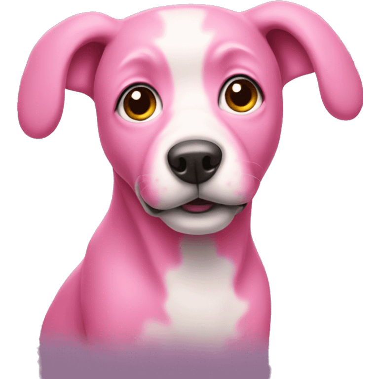 pink dog emoji