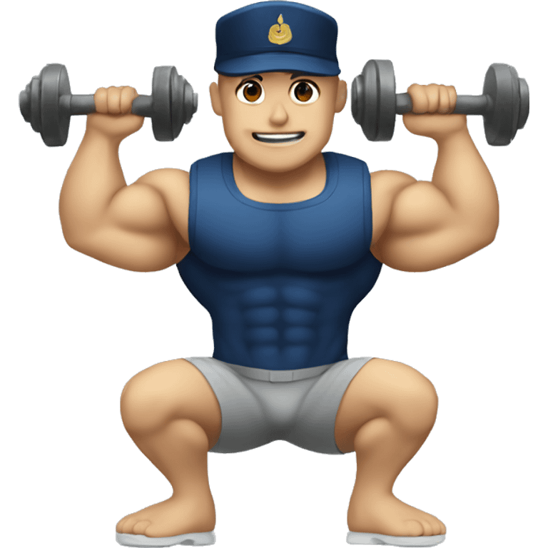 Marine gym  emoji