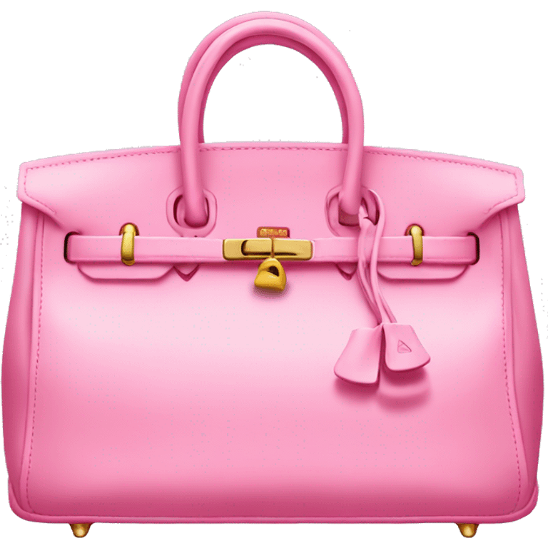 Pink birkin bag emoji