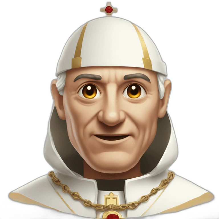 Pope bloody pixelated doom avatar emoji