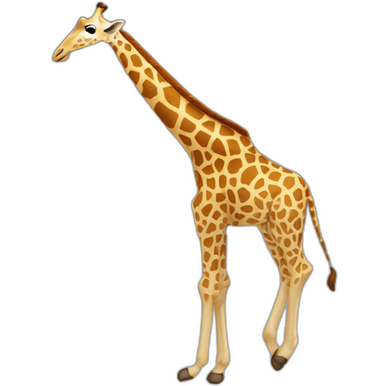 giraff doing a dunk emoji