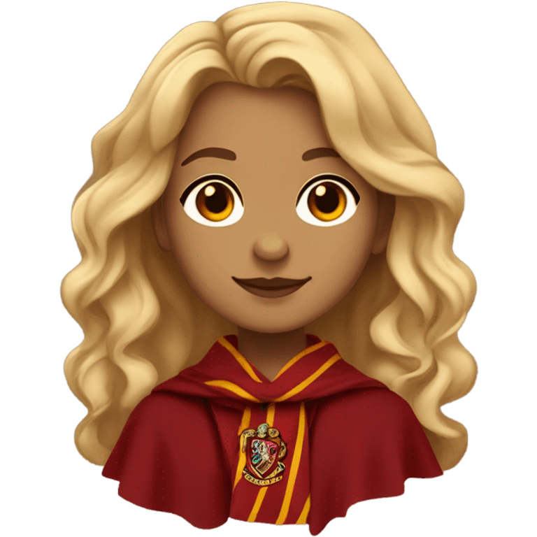 Blonde gryffindor girl emoji