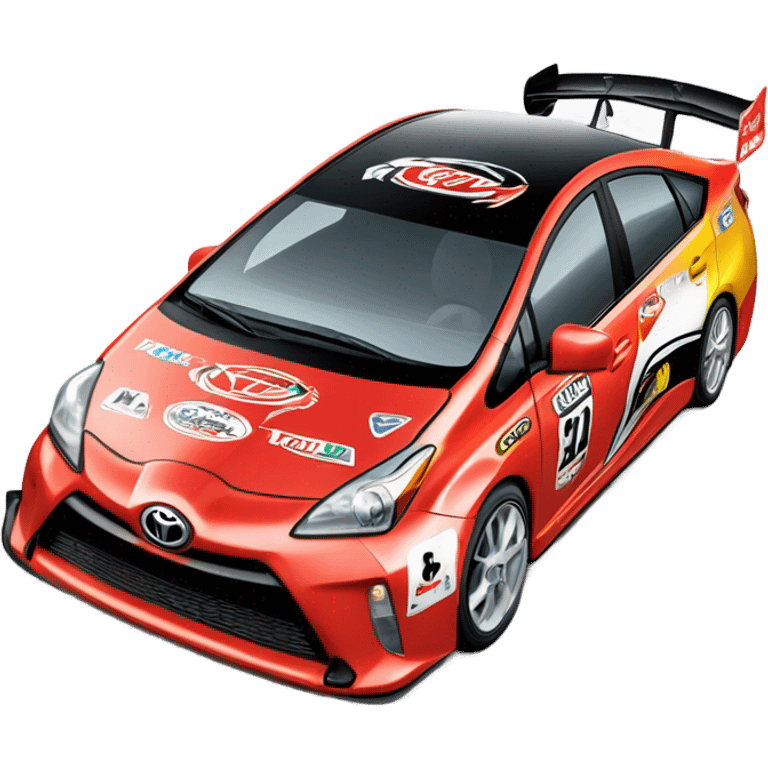 race Prius  emoji