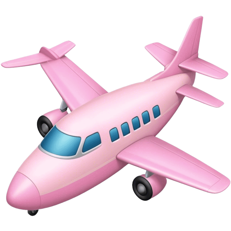 Light pink plane emoji