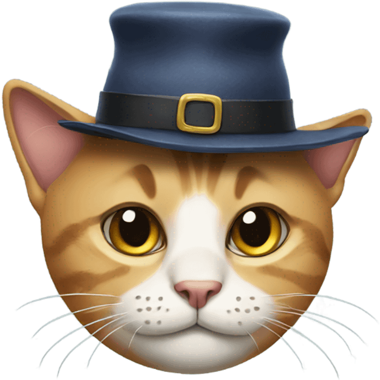 cat with a hat emoji