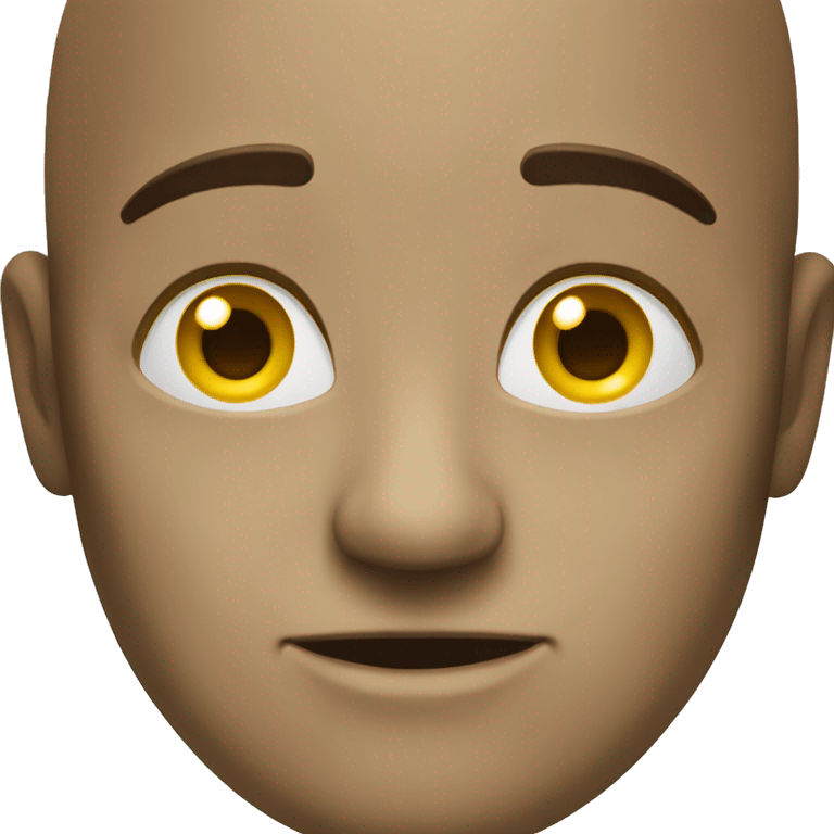 a standard yellow emoji face, but there are highly pronounced dark circles under the eyes emoji