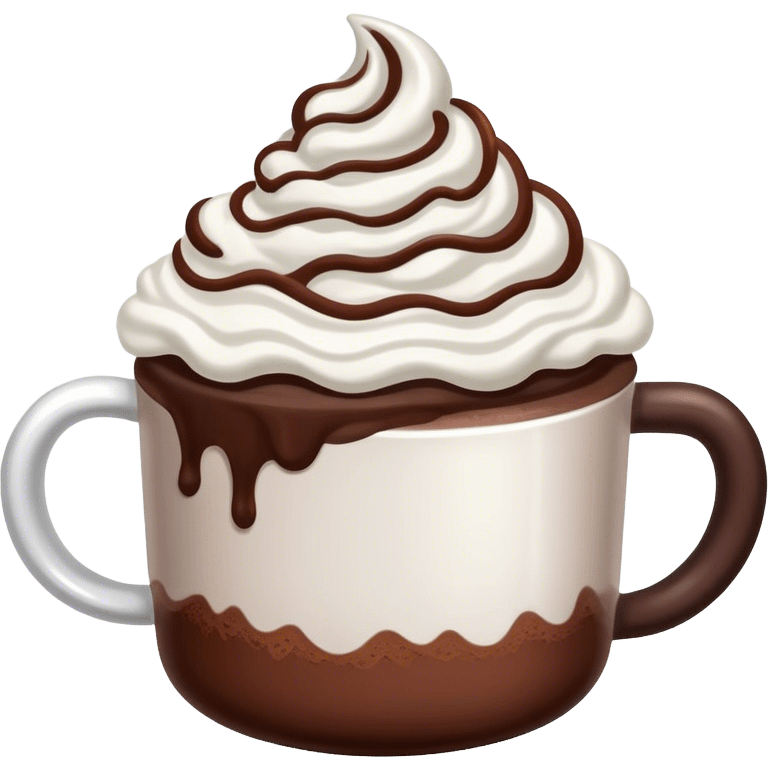 Steamy hot cocoa emoji