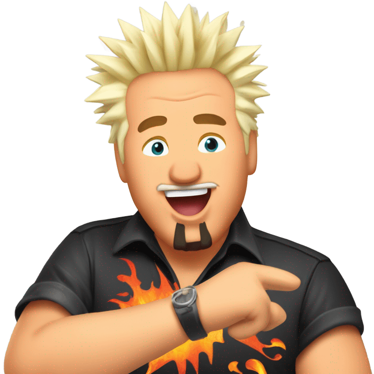 Guy fieri chefs kiss emoji