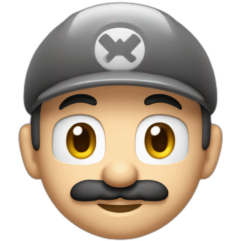 Mario avec des cœurs aux yeux emoji