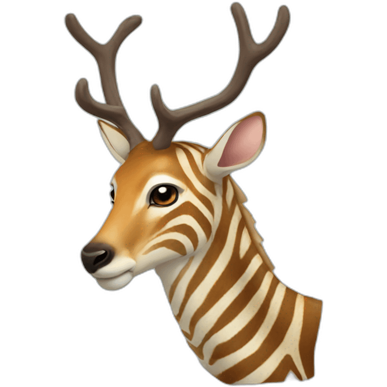 Deer Zebra emoji