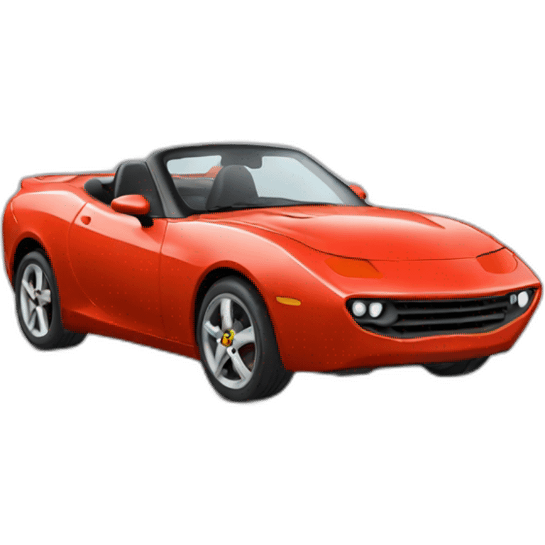 tomato driving sports car emoji