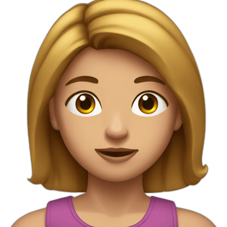 Fille musclée emoji