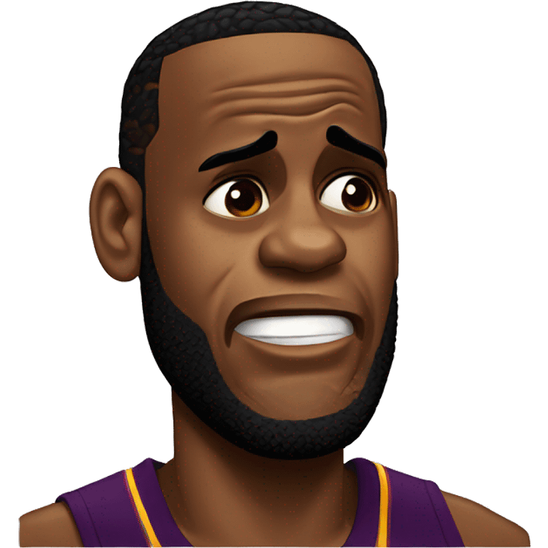 lebron james crying emoji