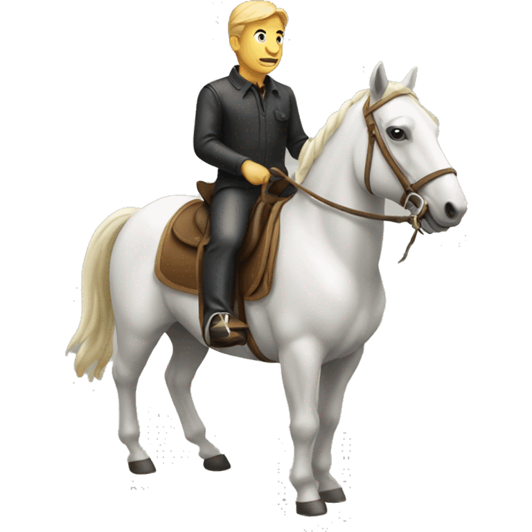 Man on a horse  emoji