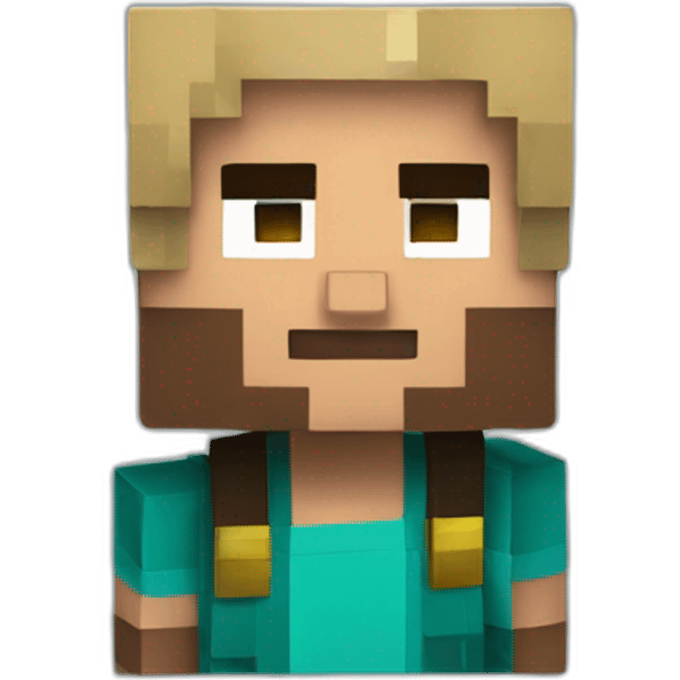 steve minecraft emoji