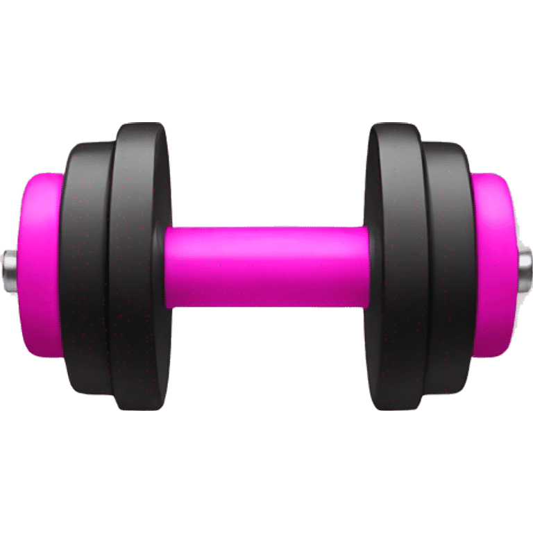 Pink dumbbell  emoji