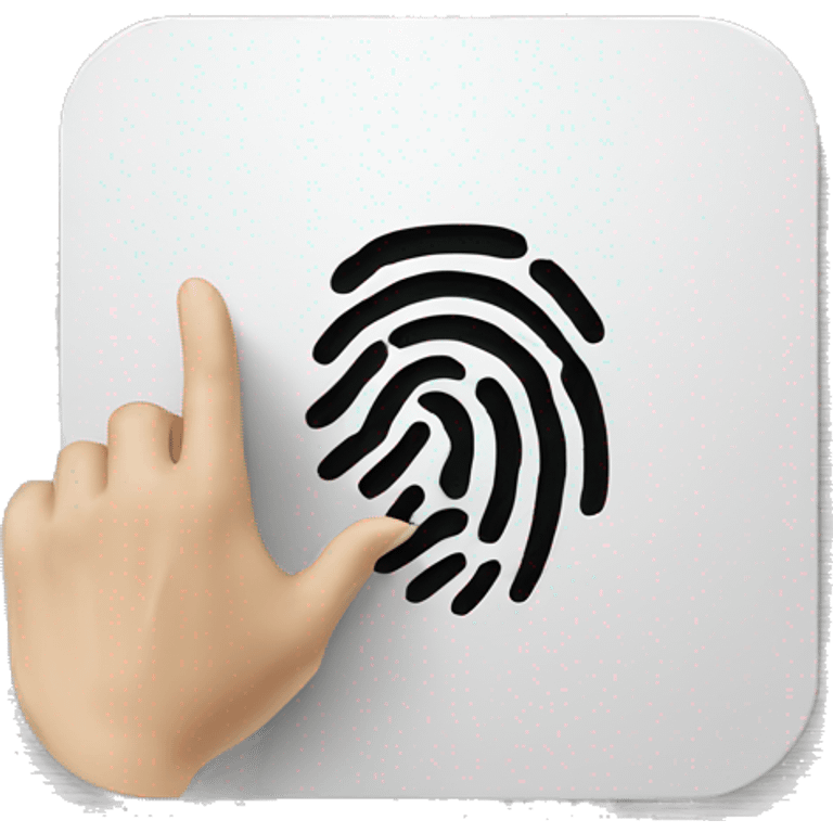 fingerprint signature digital emoji