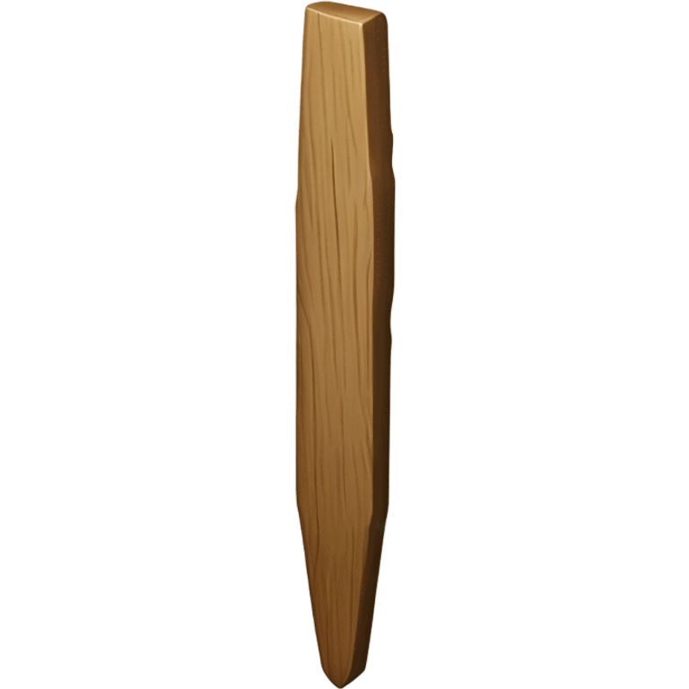 wooden stake emoji