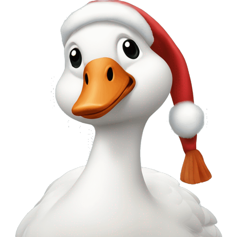 Christmas goose emoji