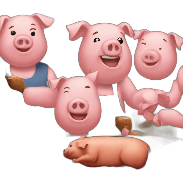 Pig roast emoji