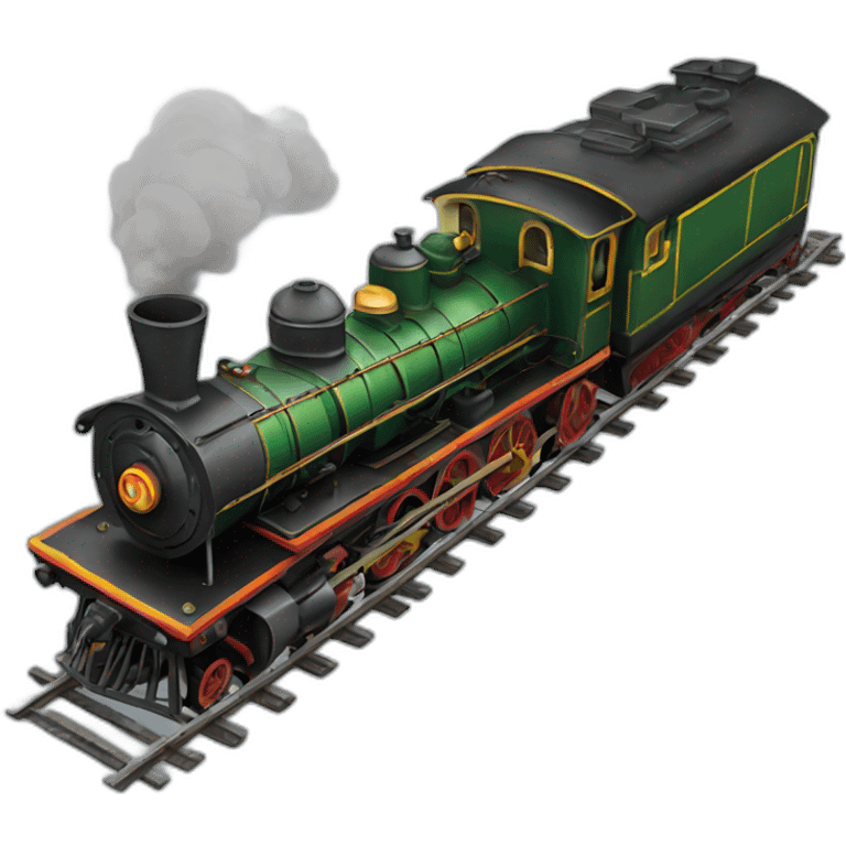 steam train emoji