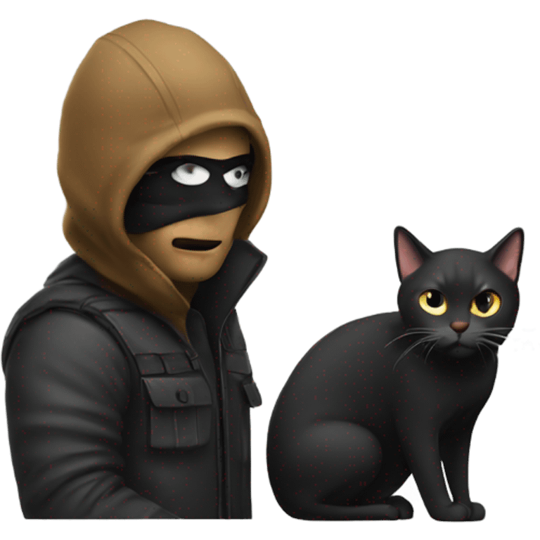 robber with cat emoji