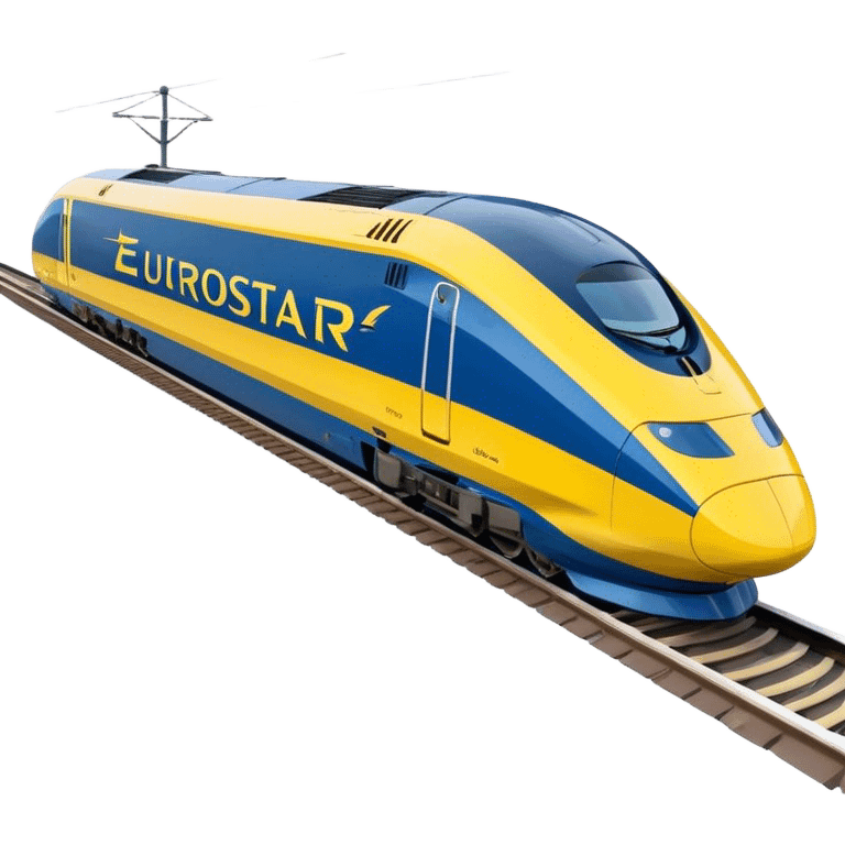 Eurostar - Eurostar International (Model Year: 2020) (Iconic colour: Blue and yellow) emoji