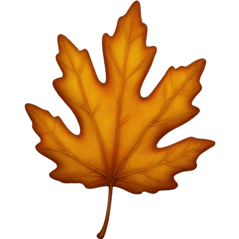 autumn leaf emoji