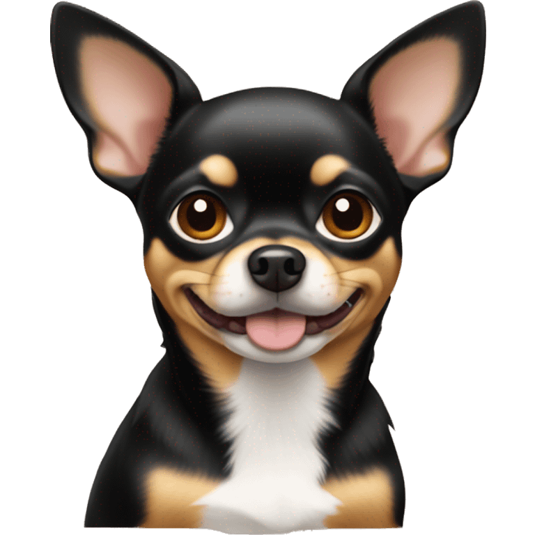 Black and tan chihuahua emoji