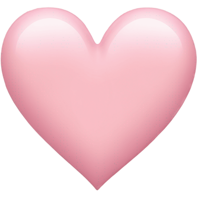 Light pink heart emoji